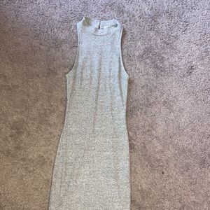 Rumor boutique grey bodycon sweater dress size s
